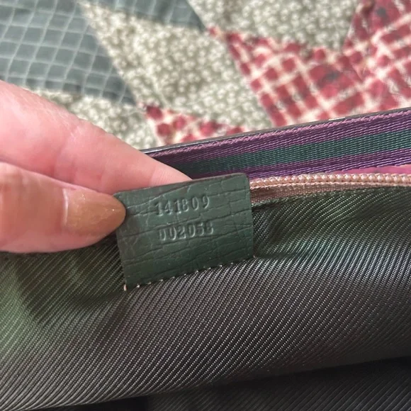 Gucci Brown Monogram Clutch - Picture 9 of 9